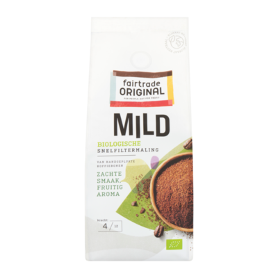 Fairtrade Original Mild Biologische Koffie Snelfiltermaling